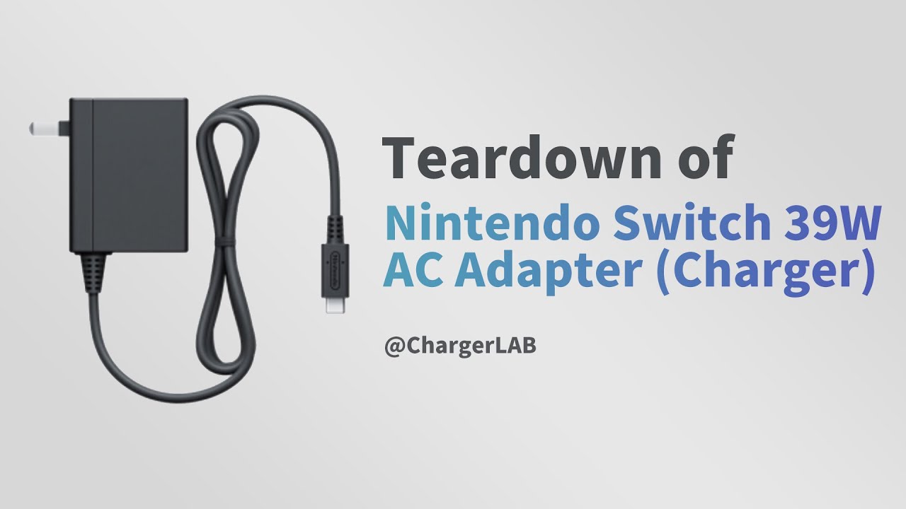 Teardown of Nintendo Switch 39W AC Adapter (Charger) - Chargerlab