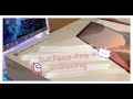 Surface pro 7 unboxing + accessories