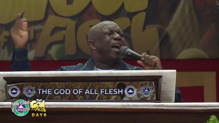 RCCG ANNUAL HOLY GHOST CONGRESS 2025 || THE GOD OF ALL FLESH || MORNING SESSION || DAY 6
