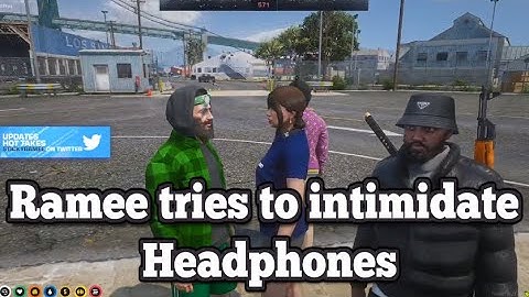 Ramee tries to intimidate Headphones🤣| No-Pixel 3.1