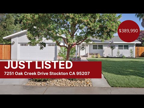 7251 Oakcreek Drive, Stockton, CA home video tour