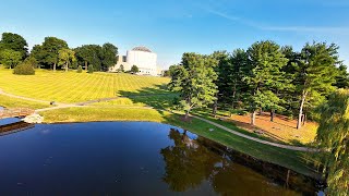 Hershey PA | Stunning Aerial View of Milton Hershey School Rotunda in 4K
