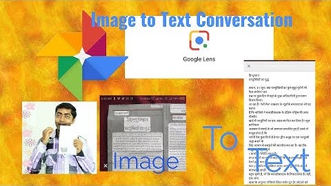 How to Convert Image to Microsoft Word Document using Google Lens.