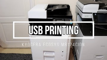 Printing graphics and photos from a USB Drive