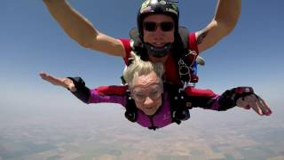 Grandma Ruby Skydives at 90