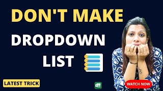 Stop Stop Stop Dont Want To Make List Data Validation In Excel Datachampp Hindi
