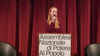 MARTA COLLOT: ASSEMBLEA NAZIONALE POTERE AL POPOLO 2025
