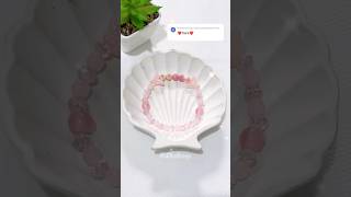 Gelang TIARA Cara membuat manik gelang #diy #crystalbeads #easybracelet #asmr #tutorial #gelangmanik