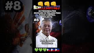 52 PERSONALITIES INVOLVED IN TRILLION PESO FLOOD CONTROL PROJECTS 👊👊👊💚💚💚🇵🇭🇵🇭🇵🇭
