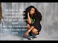 Broken Clocks Lyrics - SZA