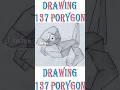 Drawing Porygon. #art #drawing #pokemon
