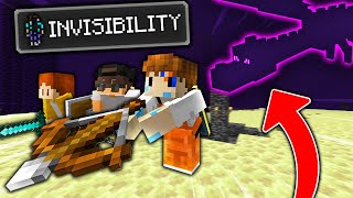 Minecraft But ALL Mobs Are Invisible...