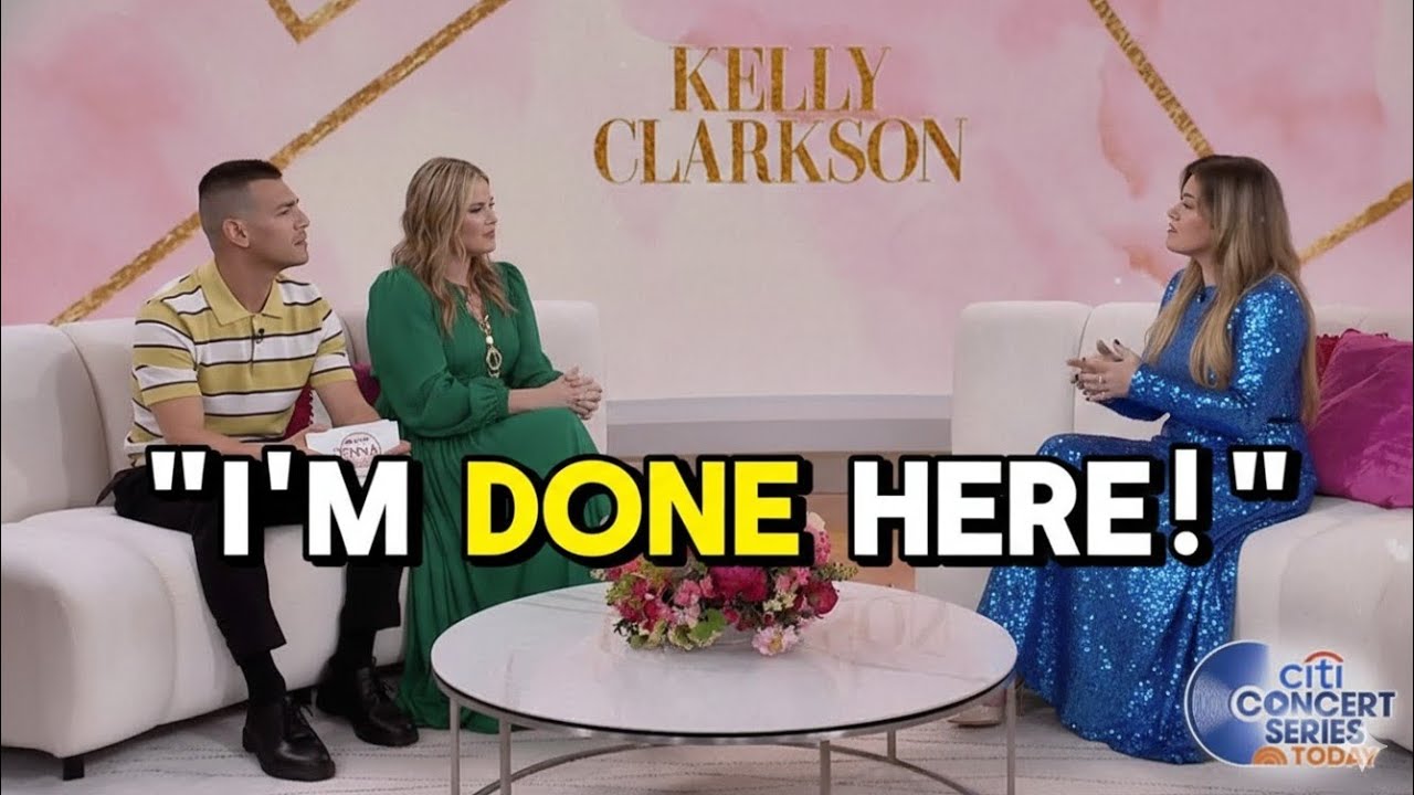 Kelly Clarkson Walks Off Today With Jenna & Friends Show After Heated Clash.