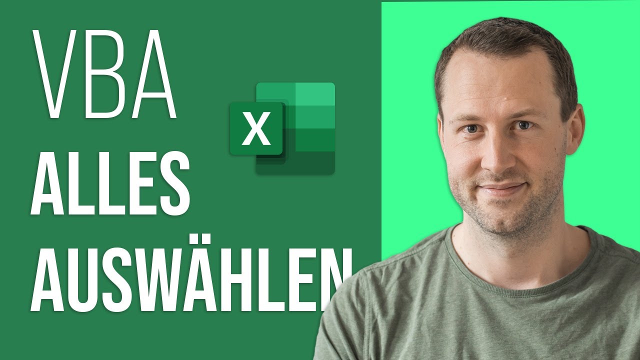 New Update Excel VBA - Alle Zellen auswählen selektieren bearbeiten oder löschen