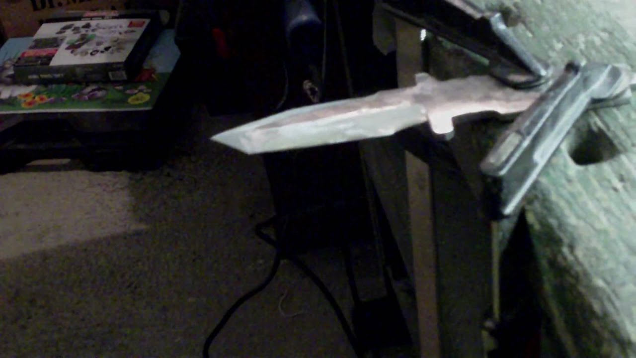 výroba noža - making knife