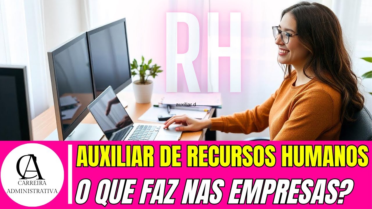 O que faz um Auxiliar de Recursos Humanos? #recursoshumanos | Auxiliar ...