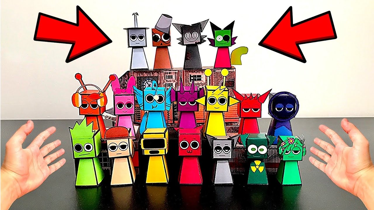 💖Paper DIY💖 UNBOXING INCREDIBOX SPRUNKI Mermaid Box ☕🧜‍♀️ All INCREDIBOX SPRUNKI MYSTERY BOX | ASMR