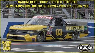 iRacing Maconi C-Fixed Trucks New Hampshire Guide to Qualifying and Race 26S3