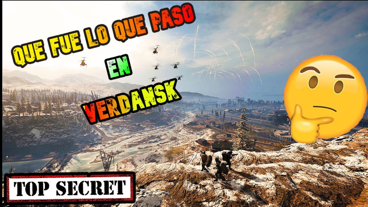 ¿QUÉ FUE LO QUE OCURRIÓ EN VERDANSK?  - [Call Of Duty Modern Warfare]