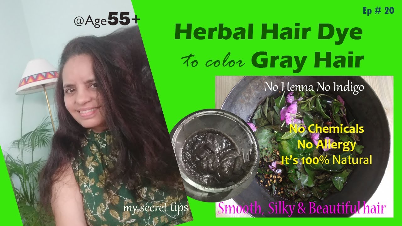 Color Your Hair Naturally Herbal Hair Mask For Gray Hair Hair Care