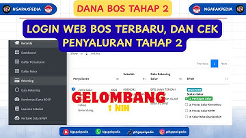CARA LOGIN WEB BOS TERBARU 2025 | CEK PENYALURAN DANA BOS LEBIH MUDAH!