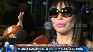 Moria Casán está libre y habló con los medios - Telefe Noticias