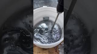 Stunning Silver Pour With FlowCast | Wood Works shorts