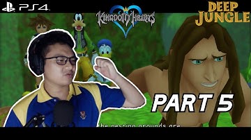 Kingdom Hearts 1 (1.5+2.5 HD Remix) WALKTHROUGH PART 5 ~ Deep Jungle / TARZAN!!