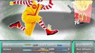 RPG Maker Battle: Futuristic RPG Party VS Ronald MacDonald
