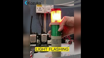 KOZUKA LED TOWER LIGHT WITH BUZZER WARNING 12-24VAC, 110-240VAC KTM505 2-5LAYER