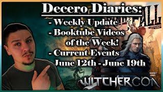 Decero Diaries: BookTube Videos of the Week | Current Events | Weekly Update | June 12th - June 19th