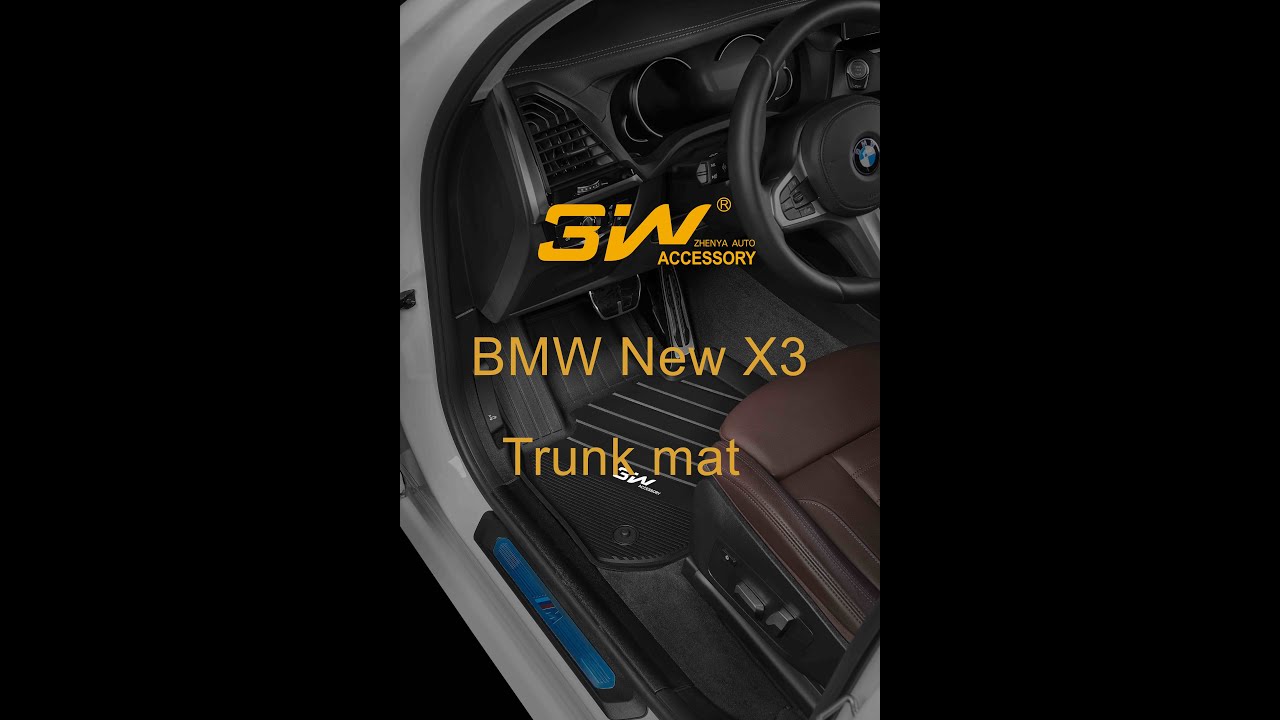 BMW New X3 Trunk Mats - 3W Full TPE Healthy Car Mats