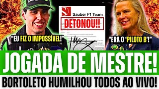 Download Lagu Bortoleto HUMILHA MIDIA INTERNACIONAL após ser DETONADO na Sauber! MP3