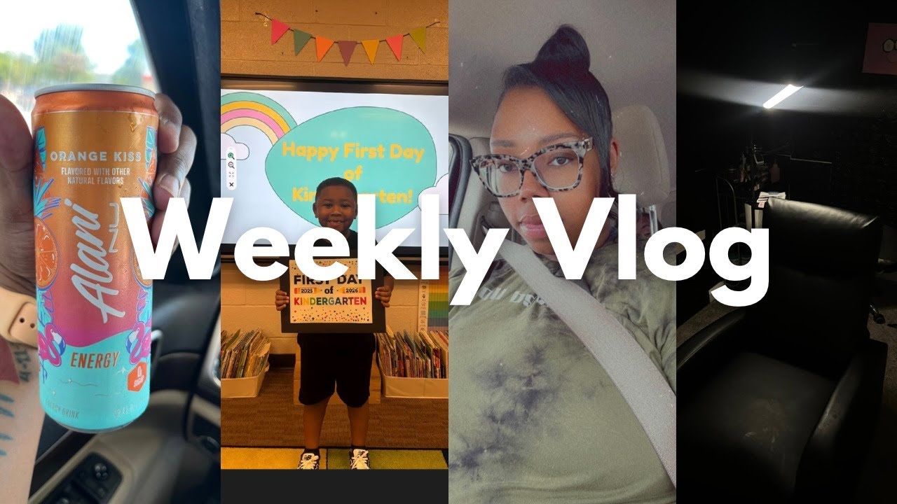 “First Day of School Chaos + Lash Clients | Weekly Vlog