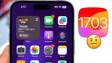 iOS 17.0.3 - What is Going On!?