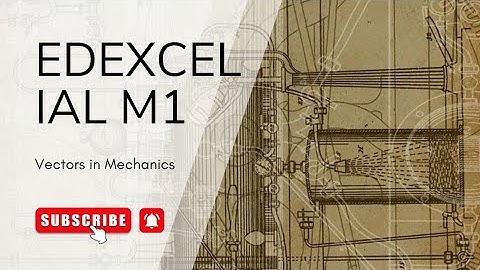 𝑪𝒉𝒂𝒑𝒕𝒆𝒓 𝟑 𝑽𝒆𝒄𝒕𝒐𝒓𝒔 𝒊𝒏 𝑴𝒆𝒄𝒉𝒂𝒏𝒊𝒄𝒔 - 𝗘𝗱𝗲𝘅𝗰𝗲𝗹 𝗜𝗔𝗟 𝗠𝗲𝗰𝗵𝗮𝗻𝗶𝗰𝘀 𝟭
