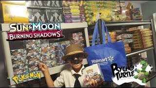 Opening The GREATEST Burning Shadows Booster Box EVER! POKEMON Launch Party At Psycho Turtle! Part 1