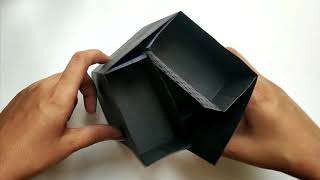 Rakhi Gift Box Card | Tower Box Card Tutorial | Stepper/Ladder Box Card Tutorial | By Crafts Space