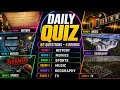 Daily Quiz: 60 Trivia Questions Across 6 Rounds