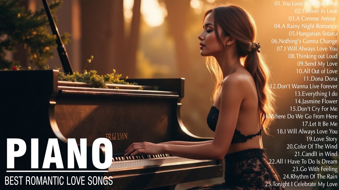 Greatest 200 Beautiful Piano Love Songs 80s Playlist - Relaxing Piano Instrumental Love Songs Ever
