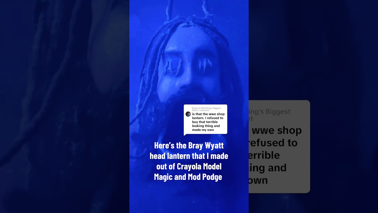 Bray Wyatt Handmade Custom Head Lantern 