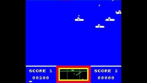 Arcade Game: Car Hunt/Deep Scan (1979 Sega)