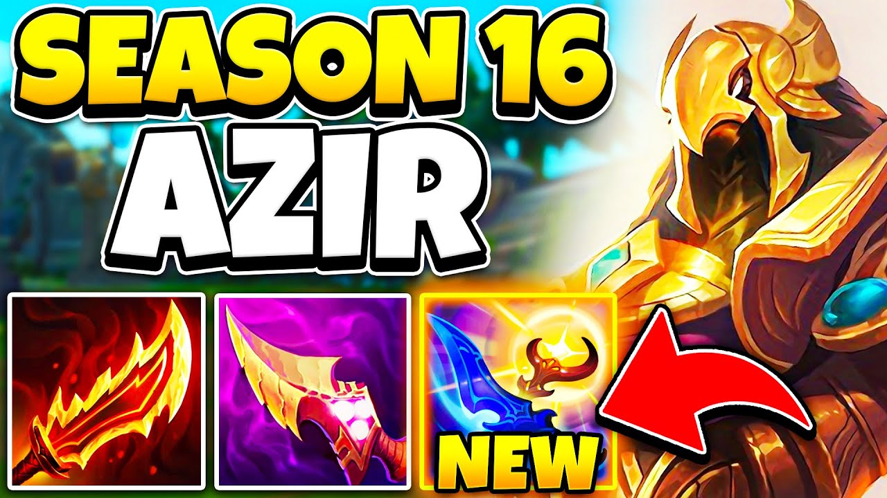 Azir Has a New Build In Season 16 and It's BROKEN... (NEW ITEMS)