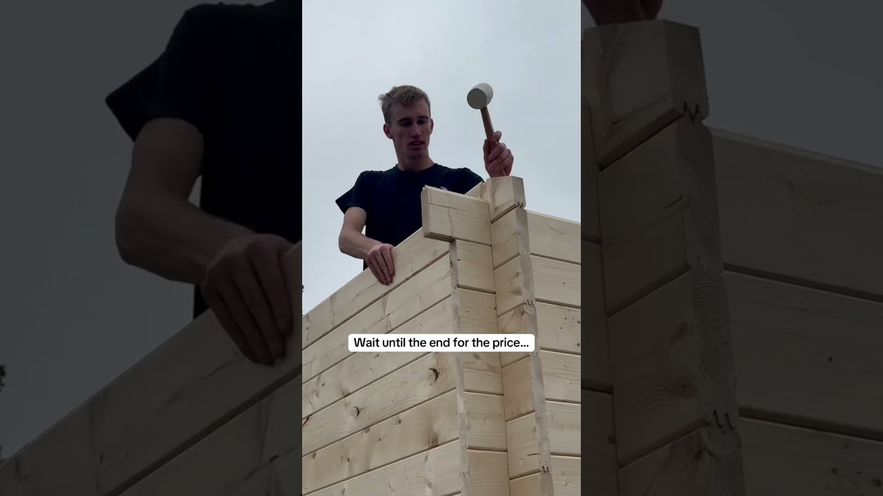 Full cabin kit build in 60 seconds!