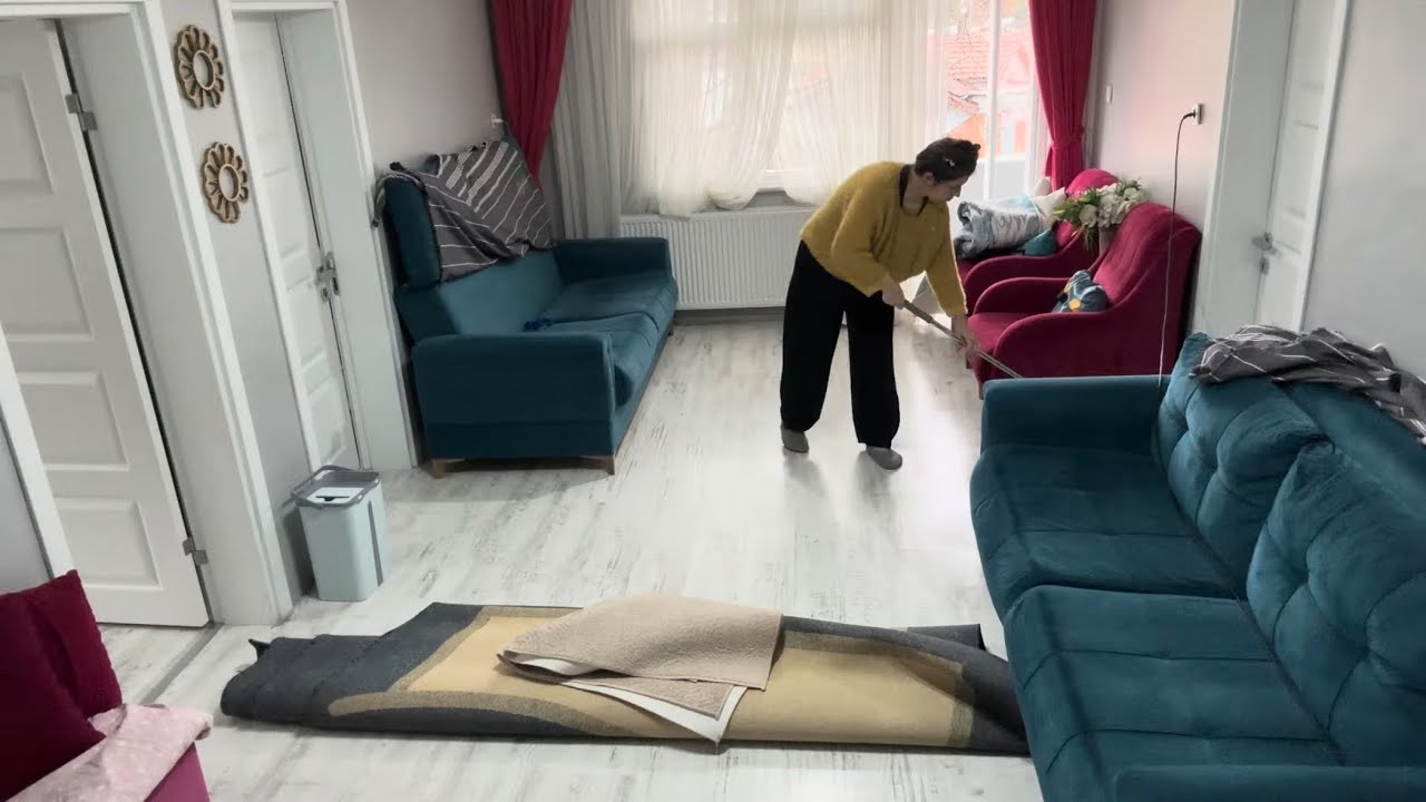 3 Çocukla 3+1 Komple Ev Temizliği 🧽 Sil ✅Süpür ✅ İftar Hazırlığım 🌟Hastanedeyiz ⁉️Vlog 🛎️