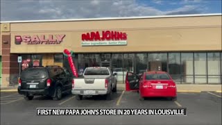 New Papa Johns Pizza restaurant opens on Outer Loop in Louisville