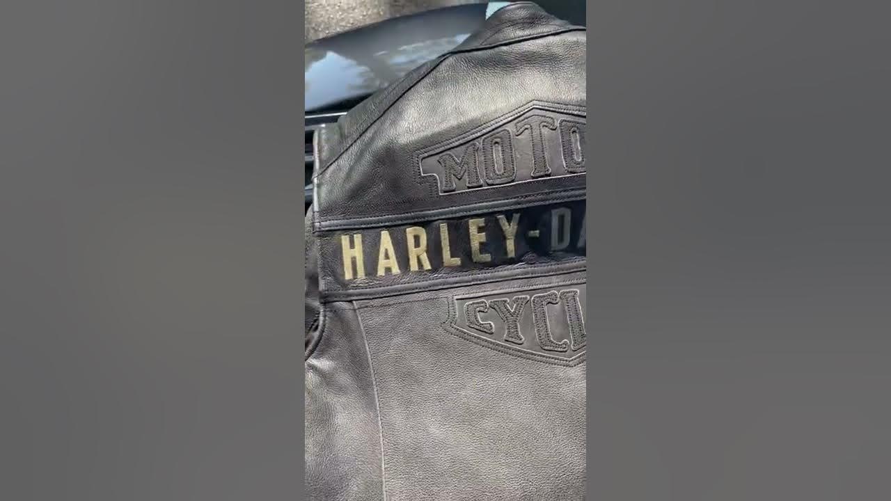 Harley passing link leather vest review YouTube