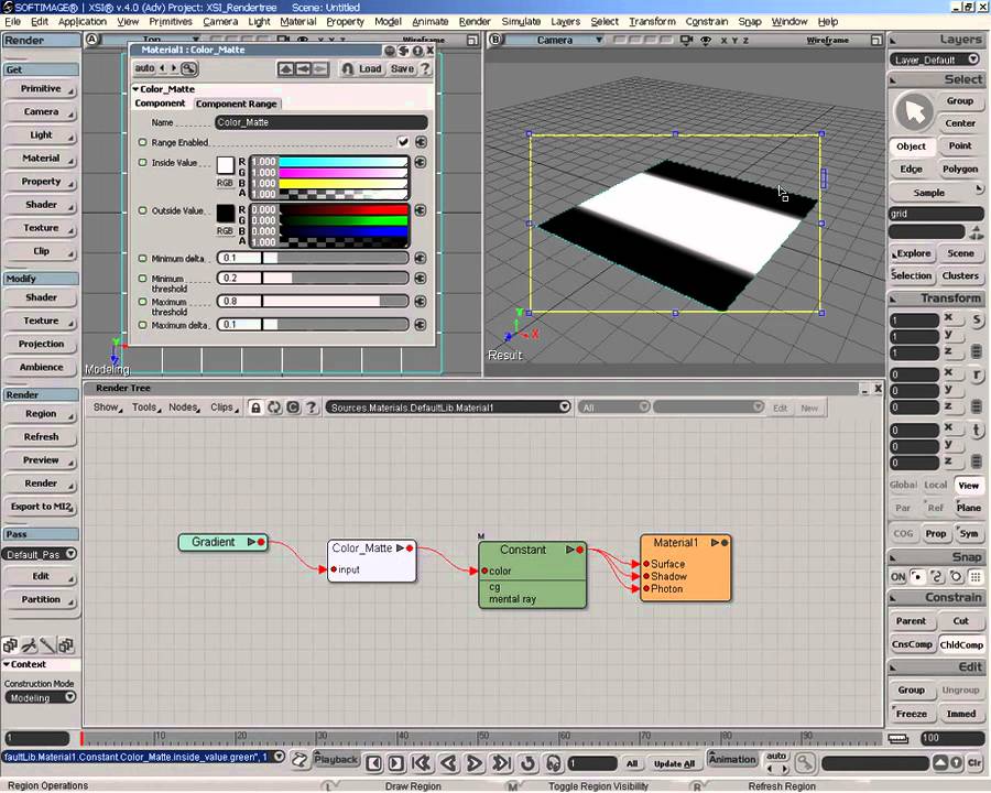 Rendering: Introducing the Color Matte shader - YouTube