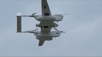 Precise aerial delivery by our X-Chimera UAV