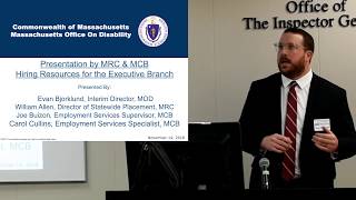 A Presentation by MOD, MRC & MCB: Hiring Resources for the Executive Branch